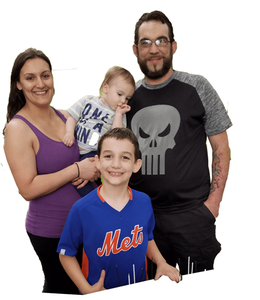 Mike and Lisa Ward with their children
